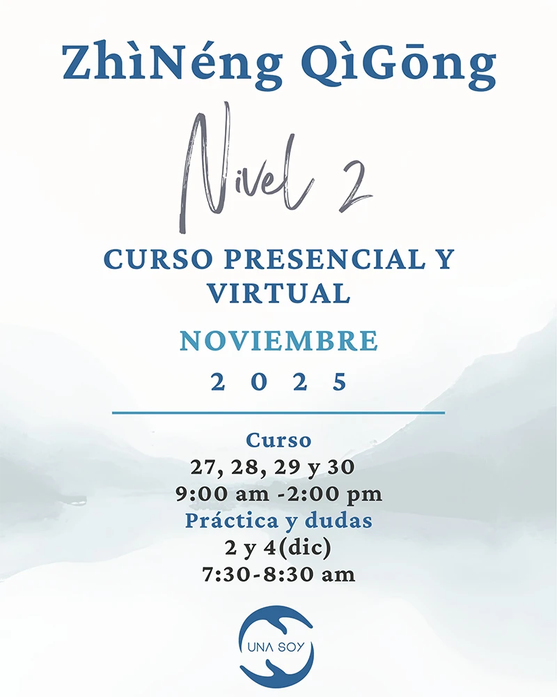 La mente se centra en los movimientos, es consciente de los puntos y experimenta el flujo de qi. Poco a poco la mente y el cuerpo se fusionan y se convierten en uno” Pang Ming.