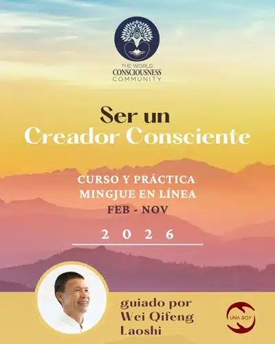El Maestro Wei Qifeng guiará los métodos y su aplicación en la vida cotidiana en el estado de totalidad MingJue, un estado en el que la consciencia, la energía y el cuerpo físico se integran a nivel personal, así como en la unidad universal. Este programa fue diseñado para fortalecer, profundizar y estabilizar tu estado MingJue y el del campo colectivo.